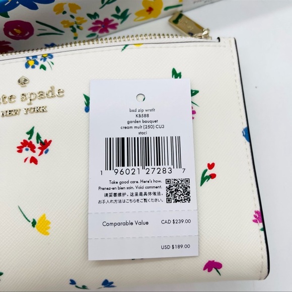 Kate Spade Staci Boxed Zip Wallet Wristlet - Picture 11 of 11